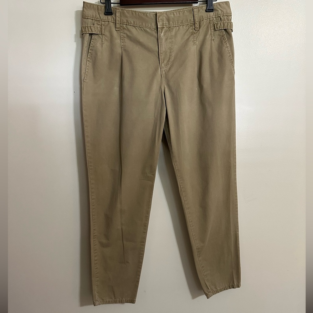 Calvin Klein Jeans Khaki Tan Cotton Chino Jeans, Size 8 - Picture 7 of 8